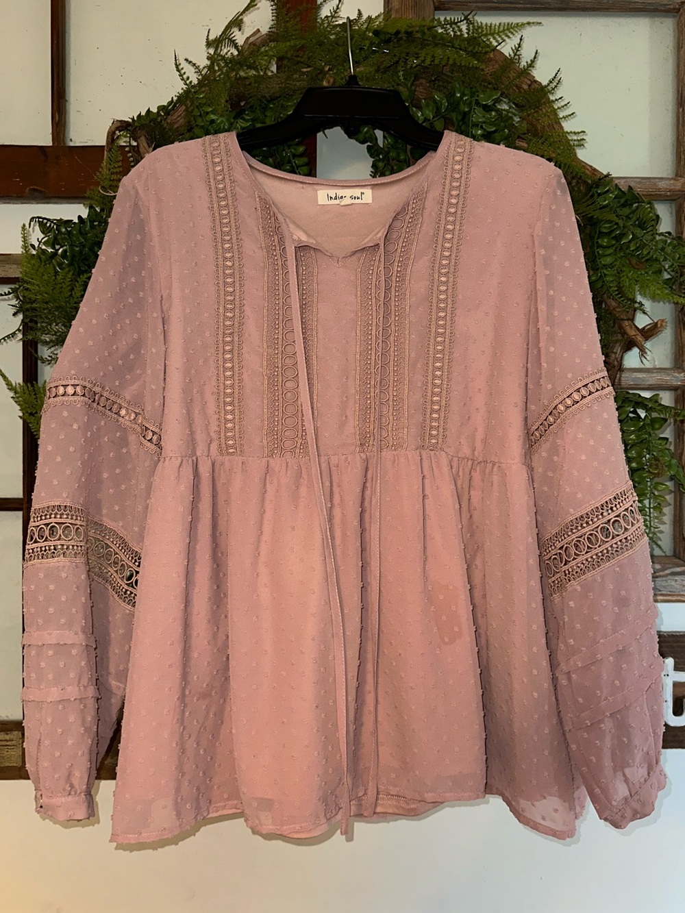 Indigo Soul large boho top